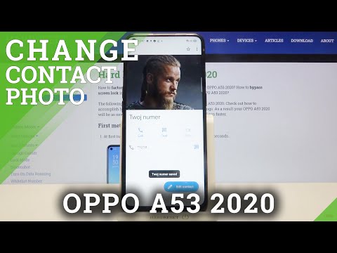 How to Add Photo to Contact on OPPO A53 2020 – Personalize Contact List