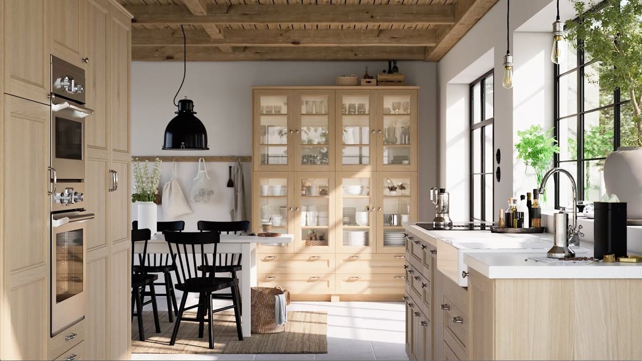 Find out about VEDHAMN oak kitchen fronts IKEA