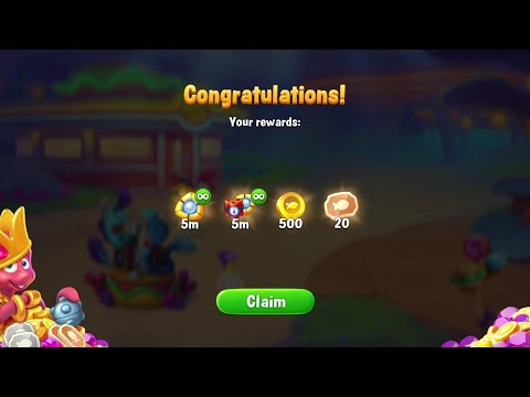 @Fishdom Got Bonuses from Pirate Challenge, Win Strikes Level 9756 - Hard Level 9758