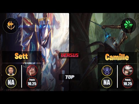 Impact SETT (Top) [Conqueror] VS CAMILLE - Diamond NA Patch 10.25