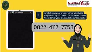 Panduan Layanan Informasi Via QR Code dan WA Autoreply