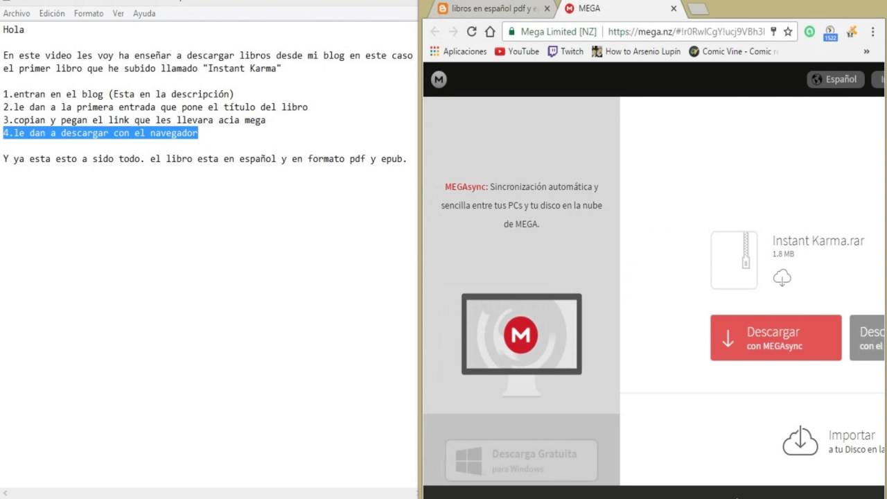 como descargar libros desde mi blog