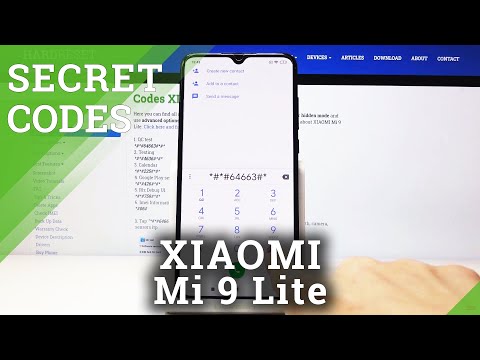 CODES XIAOMI Mi 9 Lite - Hidden Mode / Secret Menu / Service Mode