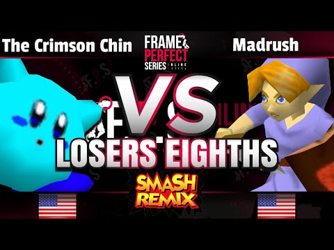 FPS3 Online Losers Top 8 - The Crimson Chin (Kirby) vs. Madrush (Y. Link) - Smash Remix