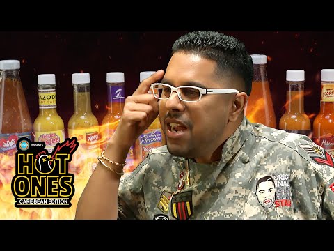 Chef Jason Goes to War | Hot Ones Caribbean Ep 03 | FULL EPISODE