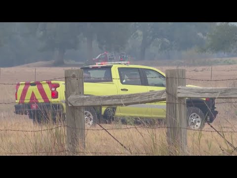 Grass fire in Thrall prompts evacuations