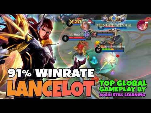 Lancelot 91% Winrate - Top Global Gameplay by Aoshi still Learning - Mobile Legends