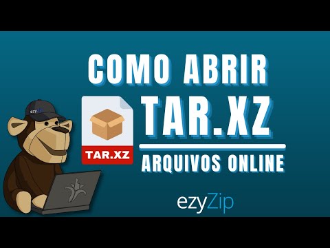 Como Abrir Arquivos TAR.XZ Online