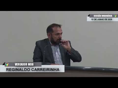 CMBTE - USO DE TRIBULA PELO VEREADOR REGINALDO CARREIRINHA - MDB