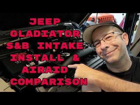 Jeep Gladiator S&B Cold Air Intake Install & Airaid Comparison