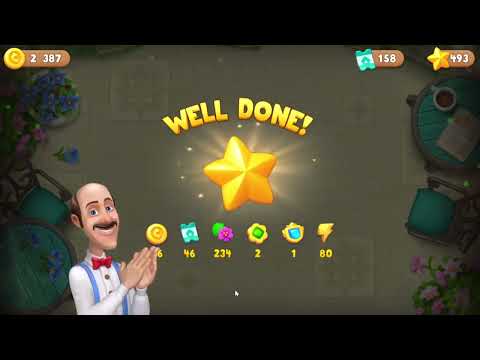 Gardenscapes 2088 Level - 15 moves - NO BooSTERS