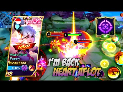 BEAUTIFUL FANNY CABLE SKIN - HEART AFLOT | FANNY SETTING CONTROL 2023 | MLBB