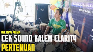 Download lagu CEK SOUND KALEM - PERTEMUAN - RITA SUGIARTO || NEW PRIMA THE REAL DANGDUT WONOSOBO mp3