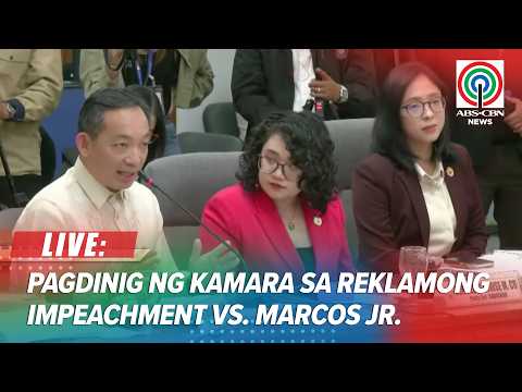 LIVE: House resumes deliberations on impeachment raps vs. Marcos Jr.