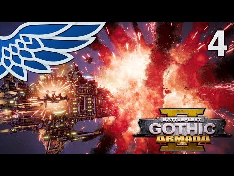 BATTLEFLEET GOTHIC ARMADA 2 | Orks vs Tau Merchant Part 4 - BFG Armada 2 Beta Gameplay