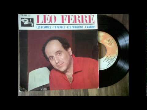 Léo Ferré, les parisiens