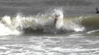 preview picture of video 'surfing alabama at the jetty 10/9/11'
