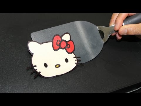 Pancake Art - Hello Kitty Pan Cake by Tiger Tomato Video