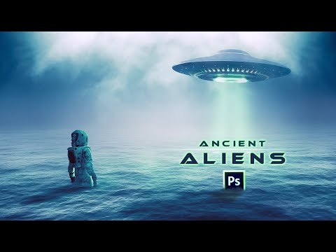 Ancient Aliens | Photoshop Tutorial | Scifi Speed art