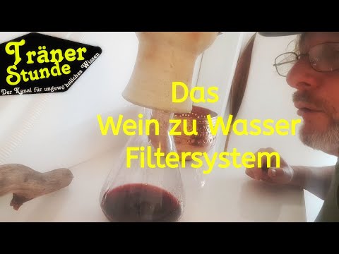 Wasserfilter sum Selbstbau von Fritz Träner