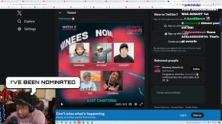 YourRAGE  Reacts to Being Nominated to The Streamys