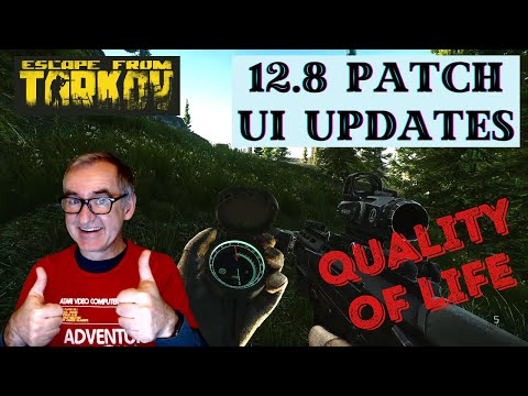 Escape from Tarkov Patch 12.8 1st Impressions of UI "Quality of Life" Changes - sorting, compass...