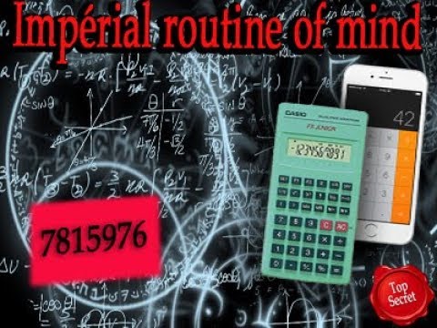 Voir la vidéo Impérial routine of mind - Téléchargement