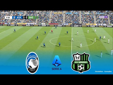 ATALANTA vs SASSUOLO Live | Serie A 2025 | 09 November 2025 | Simulation PES 2021 Gameplay