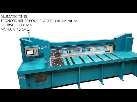 Scie de plaques aluminium - ALUMATIC - découpe jusqu'à 200 mm - fabrication française_1
