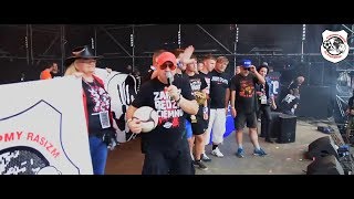 Jurek Owsiak i Stowarzyszenie „NIGDY WIĘCEJ” na Woodstocku – „Wykopmy Rasizm  ze Stadionów”, 5.08.2017. 