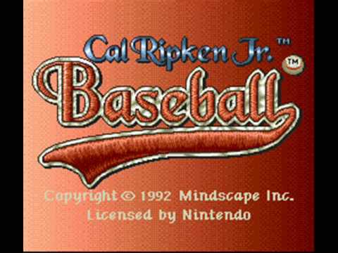 Cal Ripken Jr. Baseball Super Nintendo