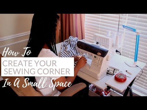 Sewing Space Ideas for a Small Apartment or Room - How To Create Your Sewing Corner In A Small Space