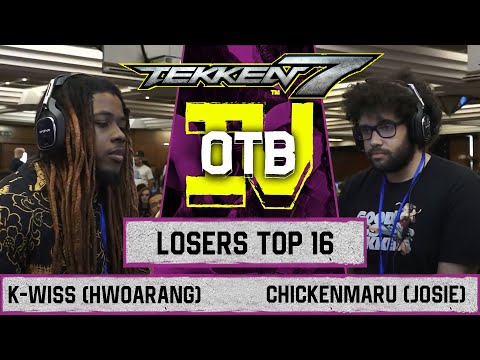 TEKKEN 7 | K-WISS (HWOARANG) VS CHICKENMARU (JOSIE) OTB IV 2022 (LOSER TOP 16)