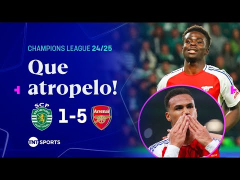 Gols e lances de Sporting x Arsenal