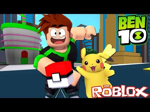 BEN 10 GETS A POKEMON! - Roblox Ben 10 Arrival Of Aliens Roleplay