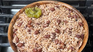How To Make Jamaican Style Rice & Peas|Rice and Beans|THE RAINA’S KITCHEN