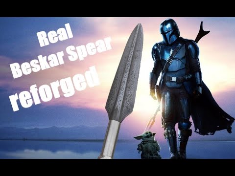Reforged, the real BESKAR SPEAR - The Mandalorian - Star Wars - Fanwork
