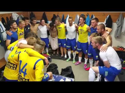 Radost juniorky po utkání s Duklou Praha (27.9.2015)