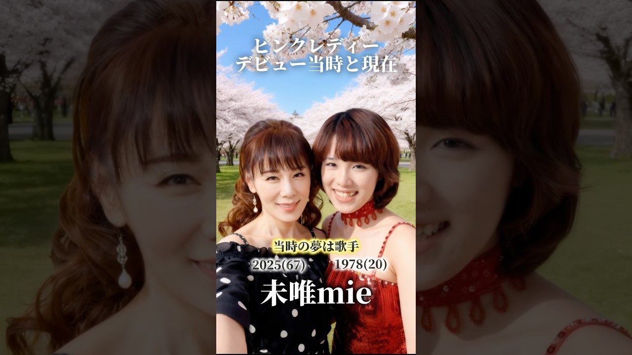 【ピンクレディー】デビュー当時と現在