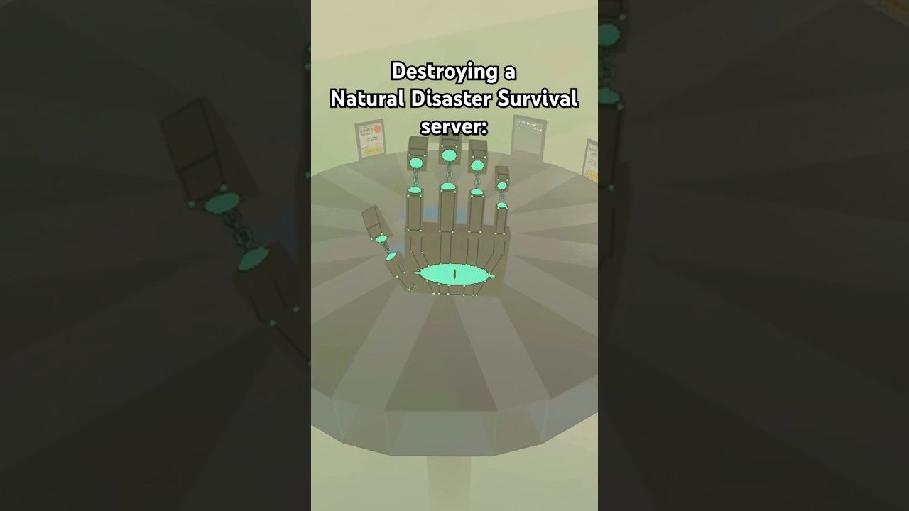 DESTROYING a Natural Disaster Survival server.. #roblox #naturaldisastersurvival #hacker #c00lkidd