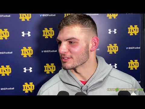 Notre Dame postgame: Cole Kmet Video