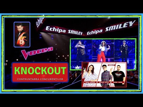 ✌ VOCEA 2019 ✌ KNOCKOUT 1 | Team SMILEY | CONFRUNTAREA - Renee, Dragoș și Daniel