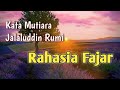 Status WA Terbaru Kata Mutiara Jalaluddin Rumi Story Whatsapp Kata Bijak