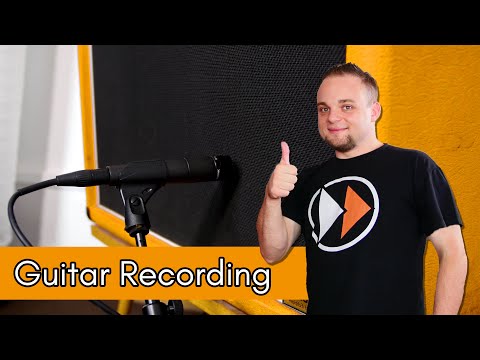How To Mic An Amp For Recording - Recording Clean Electric Guitar - Mic Placement - #faTutorial [5]