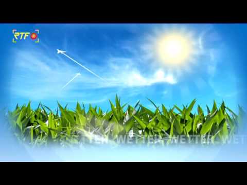 Das Wetter:  überwiegend sonnig