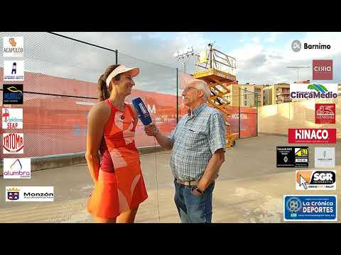 GEORGINA GARCIA PEREZ UNA HISTORIA DE CARIÑO RECIPROCO CON MONZÓN A TRAVES DEL TENIS