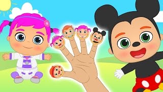 👶 BABIES DISNEY JUNIOR 👶 Finger Family Song with Sofia, Jake, Doc, Miles and Mickey Mouse