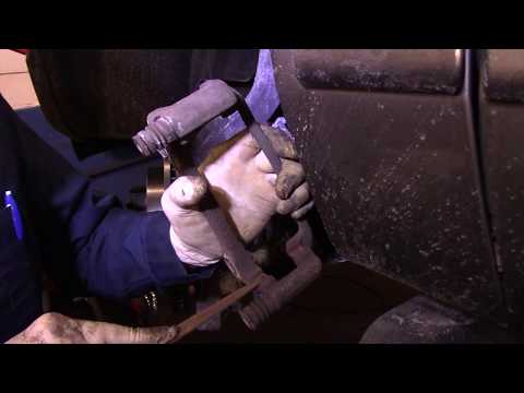 How to replace front brakes and rotors 2005 Ford Explorer