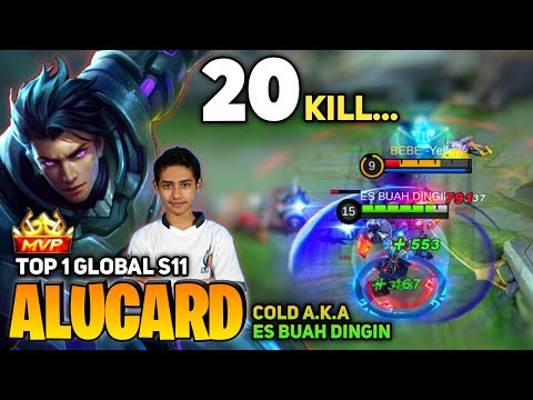 20 KILL! Alucard Top 1 Global Gameplay [Top 1 Global Alucard S11] by Cold - Mobile Legend