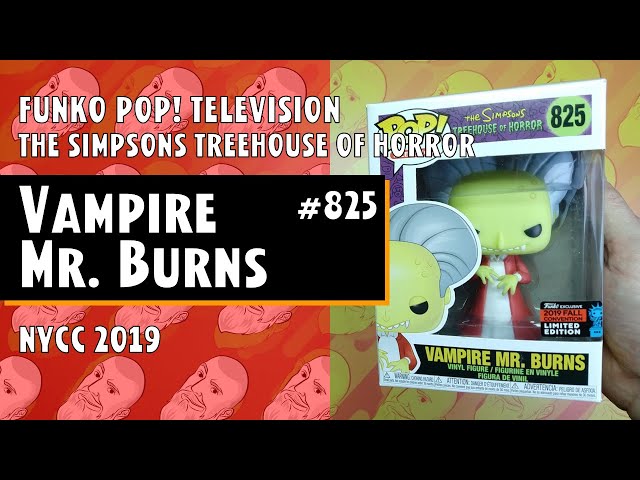 Vídeo relacionado con Funko Pop! Los Simpson - Vampiro Mr. Burns - NYCC 2019